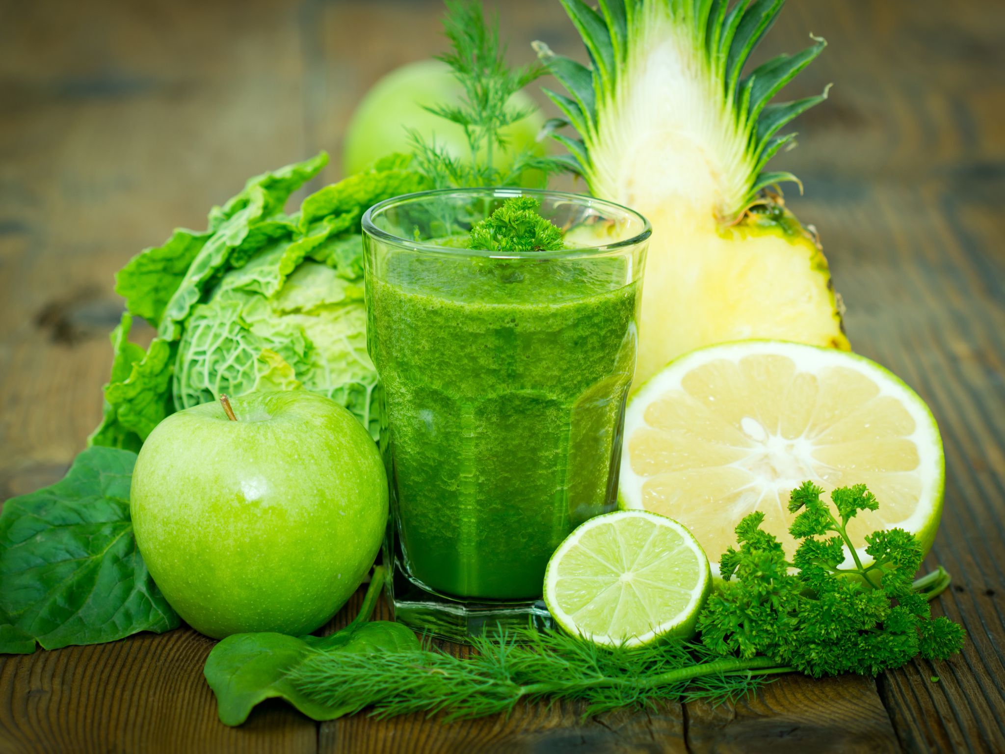 The power of anti-aging pineapple and cabbage juice